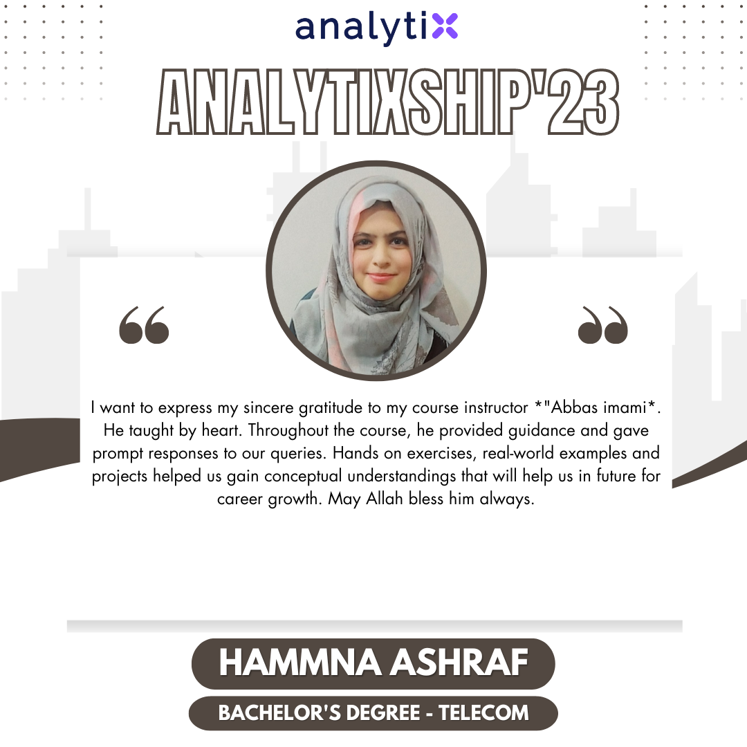 Hammna Ashraf Review