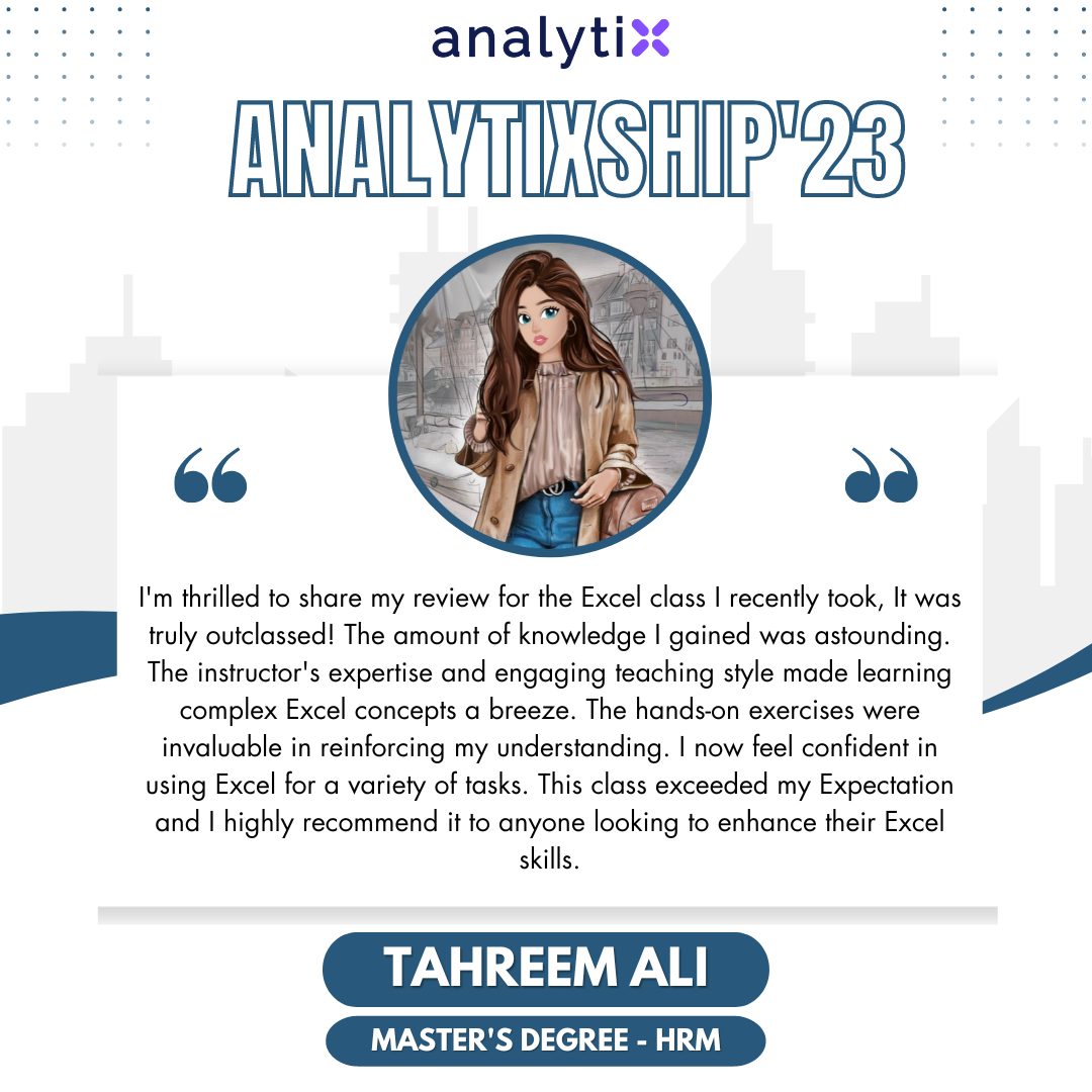 Tahreem Ali Review