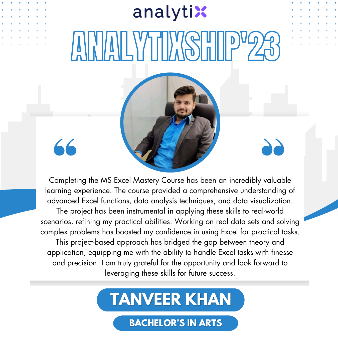 Tanveer Khan Review